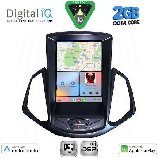 Digital IQ Ηχοσύστημα Αυτοκινήτου για Ford EcoSport 2012-2018 (Bluetooth/USB/AUX/WiFi/GPS/Apple-Carplay/Android-Auto) με Οθόνη Αφής 9.7"