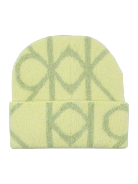 Beanie Unisex Σκούφος Πλεκτός σε Πράσινο χρώμα