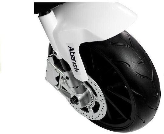 Motocicletă Pentru Copii BMW 528 RR Cu Pornire Cu Cheie Electrică 12 Volți Neagră Pentru 3+ Ani