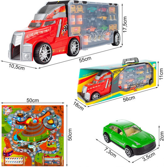 MalPlay Set with Truck Pull Back for 3+ Years