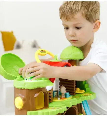 Mare Școală Joc Educațional 3 Personaje 9 Accesorii Klorofil