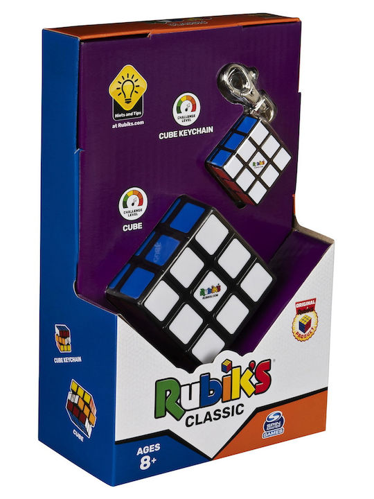 Set Clasic Cub Rubik's 3x3 Breloc Original