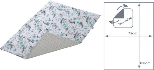 Pătură Pepinieră Swaddling pături 100% bumbac Albastru 75x100cm