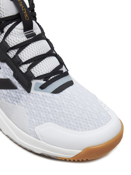 Crazyflight 5 Mid Sport Shoes Volleyball White / Black