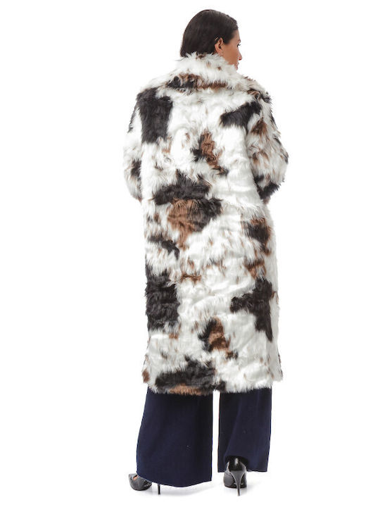 Women's Long Fur Multicolor