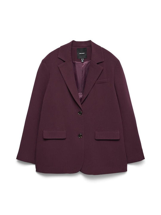 Vero Moda Women's Blazer Bordeaux