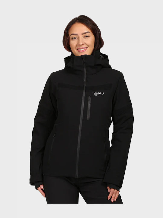 Kilpi ZL0105KI-BLK Γυναικείο Μπουφάν για Σκι & Snowboard Μαύρο