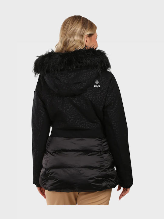 Kilpi ZL0106KI-BLK Γυναικείο Μπουφάν για Σκι & Snowboard Μαύρο