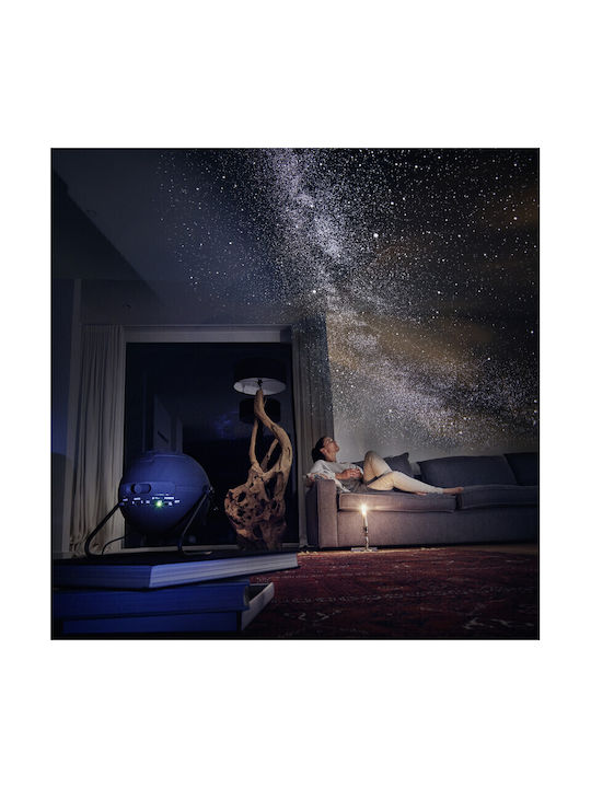 Sega LED Въртящ се Детска Лампа Проектор Homestar Flux Planetarium с Проекция на Звезди Черен