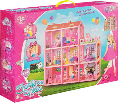 Iso Trade Dollhouse with Furniture