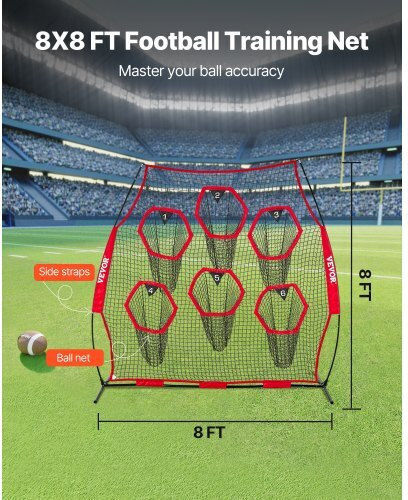Vevor Soccer Net 243.84x243.84cm