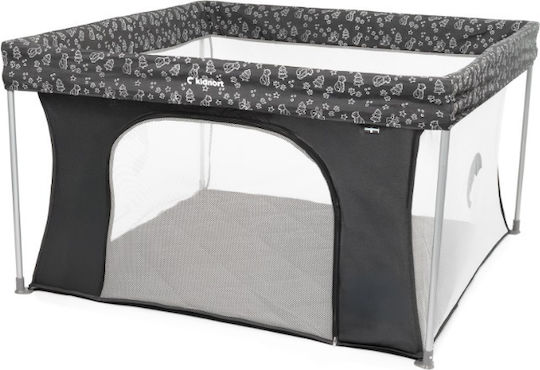 Kidnort Parc cu Saltea Gri 74.5x126.5cm