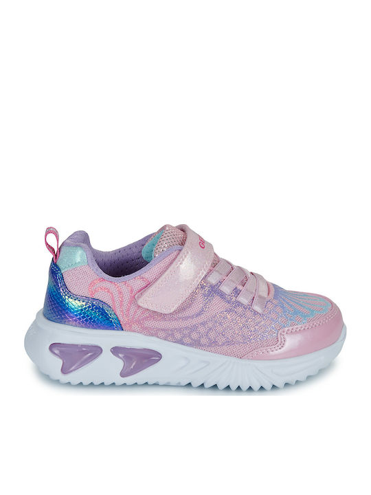 Kinder Sneaker Anatomisch mit Bügel- und Schleifenverschluss Rosa