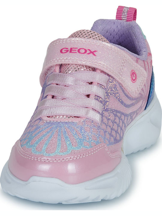 Kinder Sneaker Anatomisch mit Bügel- und Schleifenverschluss Rosa