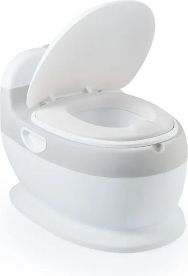 Little Mom Potty Vas cu Capac Alb