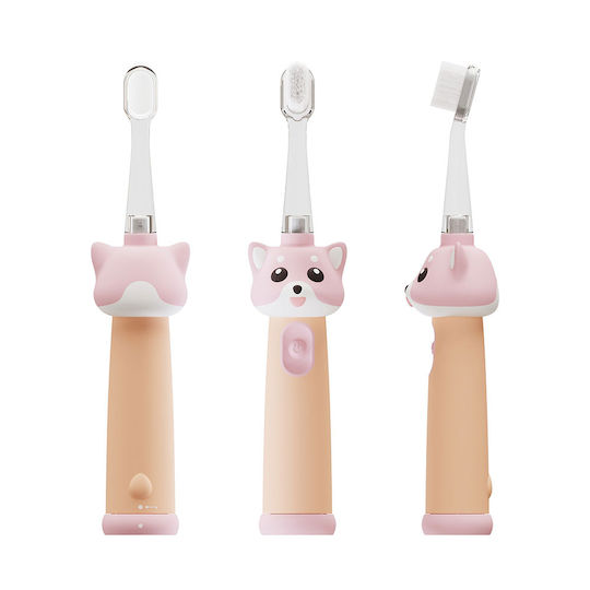 Vitammy ePuppy Periuță Electrică Pentru Copii Cu Cronometru Roz Cu Rezerve