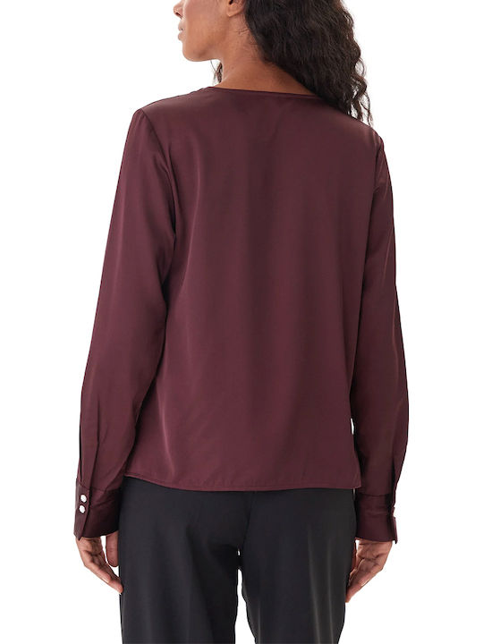 Only Blouse Bordeaux Only Blouse Bordeaux