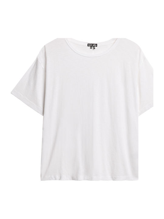 'studios Damen Oversized T-Shirt Weiß