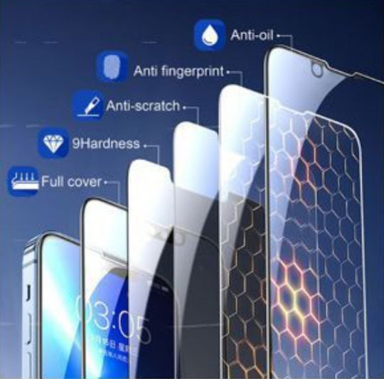 Technovo 9h Αντιχαρακτικό Τζάμι Οθόνης Privacy Iphone 16 Pro Max