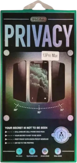 Technovo Privacy Tempered Glass (iPhone 15 Pro Max)