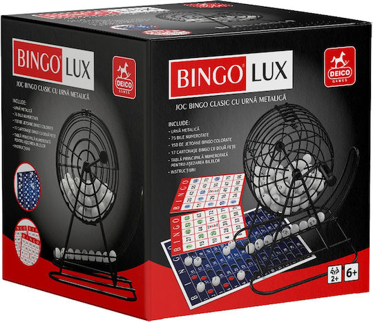 Joc de Societate Luxury Bingo pentru 2+ Jucători 6+ Ani (EN) D-Toys