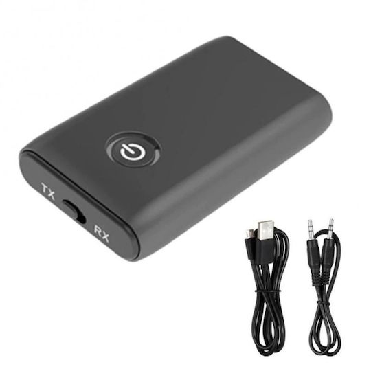 Techstar J40 Transmițător Receptor Bluetooth 5.0 Microfon Integrat Cvc Aux Baterie Integrată Handsfree Microusb