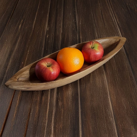 Artekko Woody Διακοσμητική Πιατέλα Ξύλινη Καφέ 60x15x8εκ. Artekko Woody Διακοσμητική Πιατέλα Ξύλινη Καφέ 60x15x8εκ.