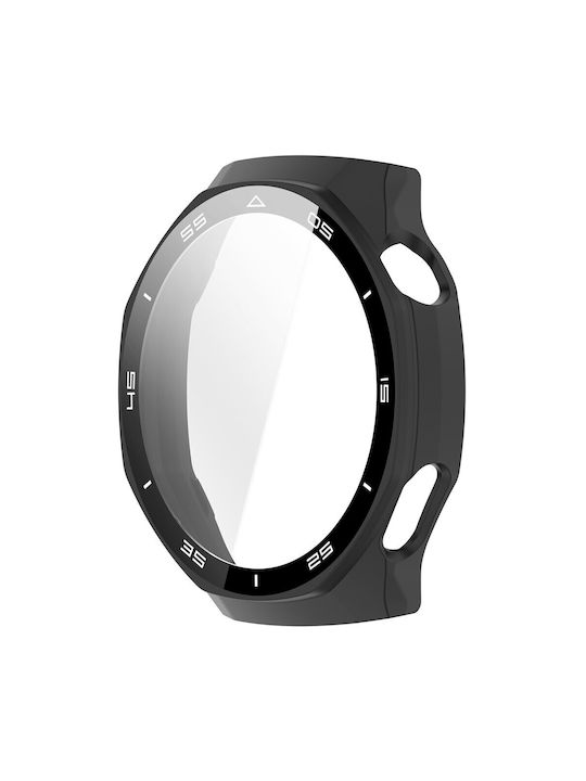 Πλαστική Θήκη με Τζαμάκι σε Μαύρο χρώμα για Huawei Watch GT 6 Pro (46mm) Πλαστική Θήκη με Τζαμάκι σε Μαύρο χρώμα για Huawei Watch GT 6 Pro (46mm)