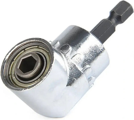 Corner Drill Adapter 105 Degrees Bits 1/4" Silver