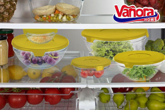 Vanora Комплект Кутии За Храна Жълти 5 Бройки