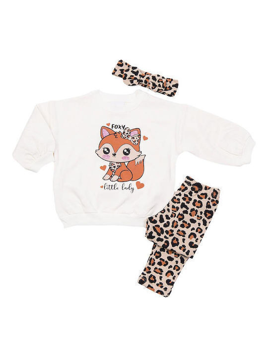 Kids' Set with Leggings Winter 3pcs Graphite