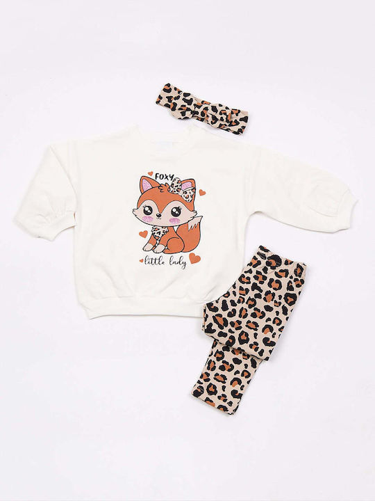 Kids' Set with Leggings Winter 3pcs Graphite