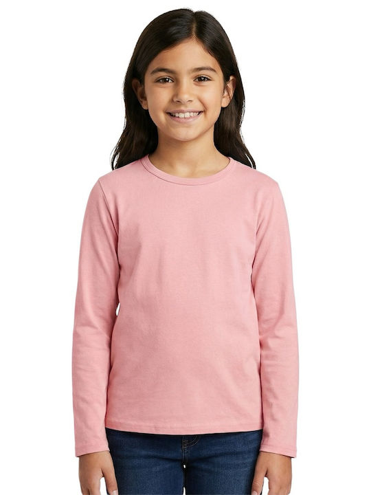Kids' Shirt Long Sleeve Elementary Pink