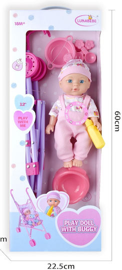 Martin Toys Σετ με Μωρό Κούκλα 30 εκ.