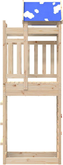 vidaXL Holzturm 85x52.5x239cm. Braun
