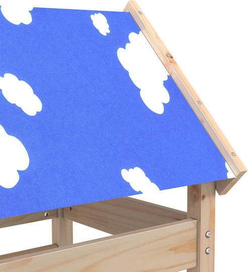 vidaXL Holzturm 85x52.5x239cm. Braun