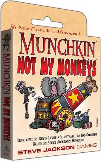 Настолна игра Munchkin Not My Monkeys за 3-6 играчи 10+ години (EN) Steve Jackson Games
