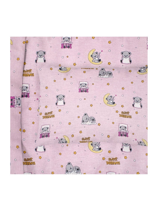 Dimcol Baby Cotton Pillowcase Pink 35x45cm