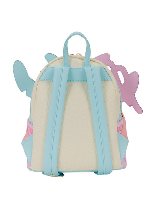 Loungefly Παιδική Τσάντα Πλάτης Ροζ 27x24x24εκ. Disney Stitch & Angel Be Mine