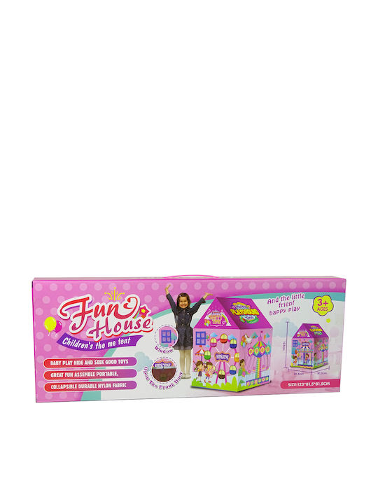Lean Toys Παιδική Σκηνή Σπιτάκι Ροζ για 3 χρονών και άνω
