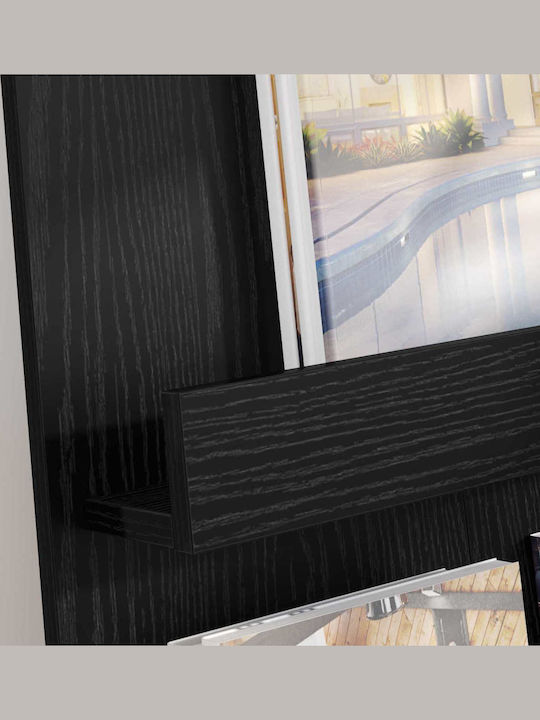 vidaXL Θήκη Περιοδικών Μαύρη 51x11x102εκ.