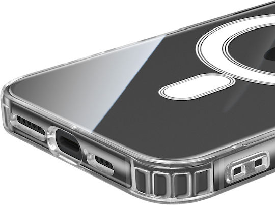 Swissten Reinforced Magsafe Case Iphone 16 Pro Model Magstick Clear Jelly Sienna