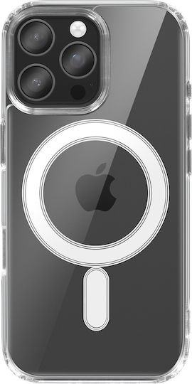 Swissten Reinforced Magsafe Case Iphone 16 Pro Model Magstick Clear Jelly Sienna