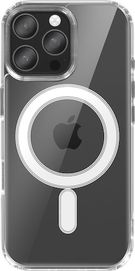 Swissten Reinforced Magsafe Case Iphone 16 Pro Model Magstick Clear Jelly Sienna