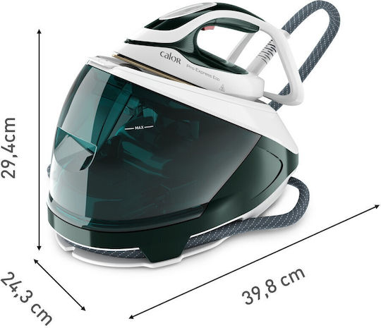 Tefal Pro Express Eco Sistem De Călcat Cu Presiunea Aburului 7.5bar Cu Rezervor 1.8lt