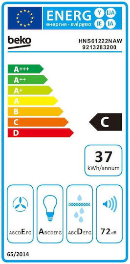 Beko 59.5см Бял