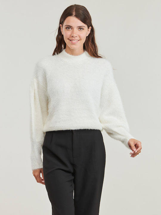 Women's Long Sleeve Sweater White