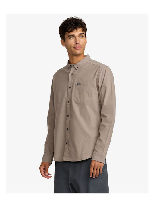 Μακρυμάνικo Πουκάμισο σε Στενή Γραμμή Mushroom