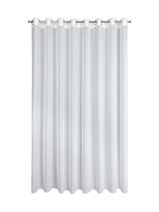 Eurofirany Vorhang mit Grommet Weiß 250x300cm