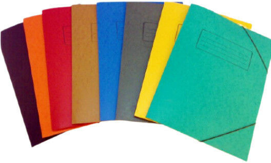 File Folder with Rubber Band Prespan 25x35cm Pink
